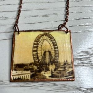 Ferris Wheel Pendant Necklace